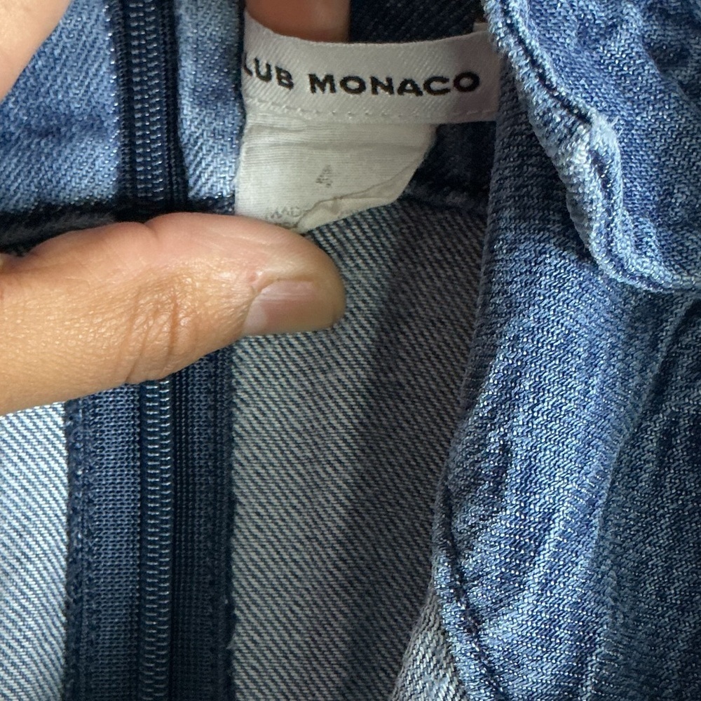 Club Monaco Indigo Denim Jacket - Picture 6 of 7